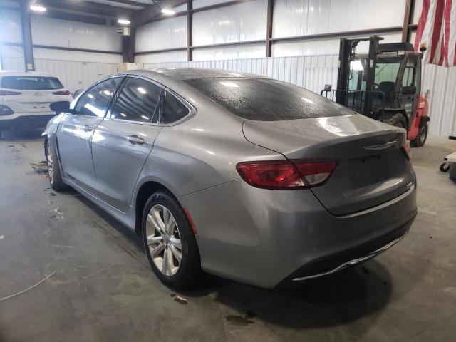 1C3CCCAB4GN165394 - 2016 CHRYSLER 200 LIMITE SILVER photo 3