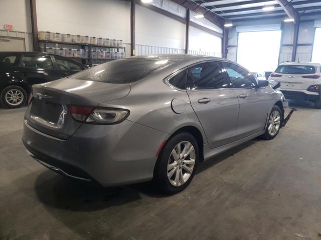 1C3CCCAB4GN165394 - 2016 CHRYSLER 200 LIMITE SILVER photo 4