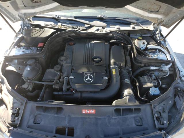 WDDGF4HBXDR254610 - 2013 MERCEDES-BENZ C250 SILVER photo 7