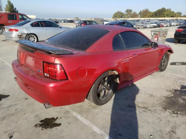 1FAFP42X82F191163 - 2002 FORD MUSTANG GT RED photo 4