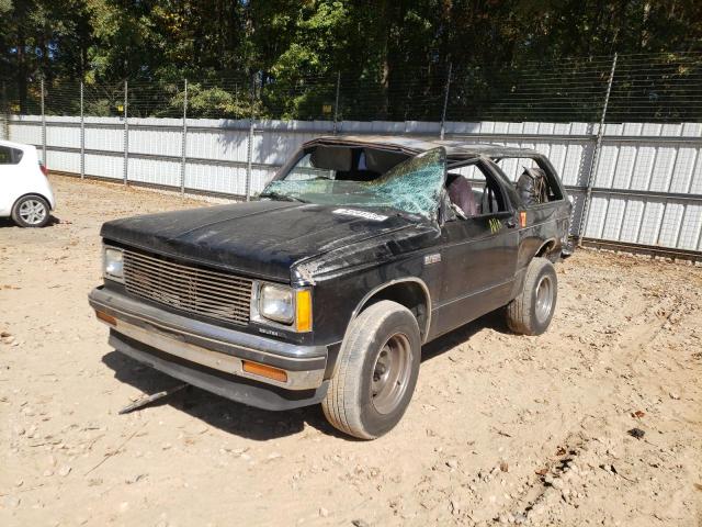 1G8CS18B8F0189146 - 1985 CHEVROLET BLAZER S10 BLACK photo 2