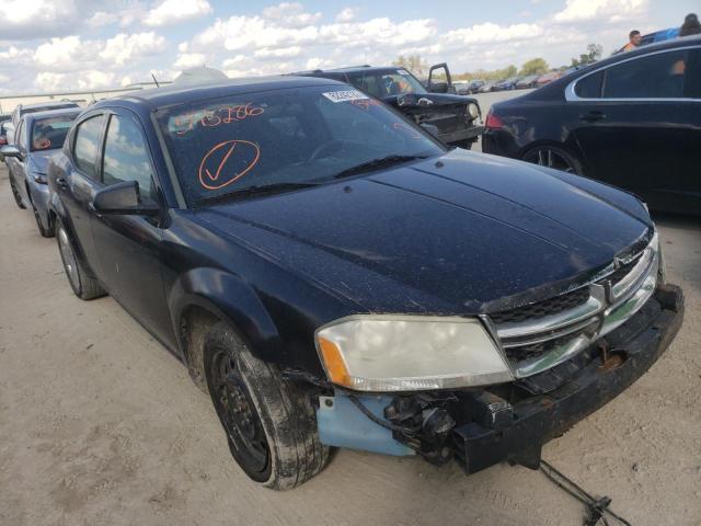 1B3BD4FBXBN545286 - 2011 DODGE AVENGER EX BLACK photo 1