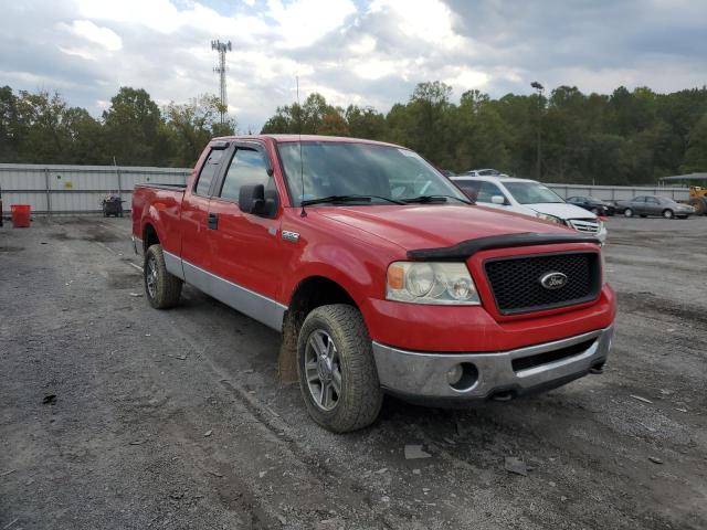 1FTPX14586FB65600 - 2006 FORD F150 RED photo 1