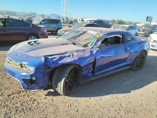 2G1FL1EP5D9804909 - 2013 CHEVROLET CAMARO ZL1 BLUE photo 9