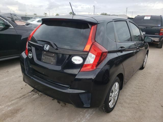 3HGGK5H55FM775522 - 2015 HONDA FIT LX BLACK photo 4