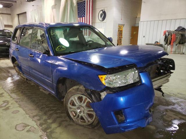 JF1SG66688H701214 - 2008 SUBARU FORESTER S BLUE photo 1