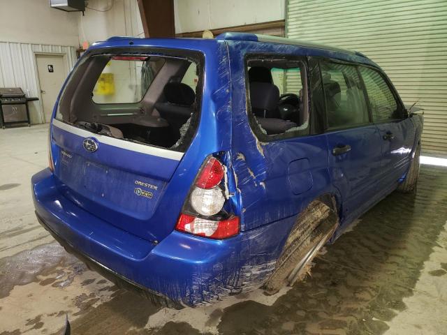 JF1SG66688H701214 - 2008 SUBARU FORESTER S Mavi foto 4