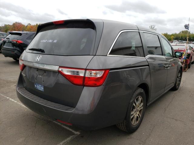 5FNRL5H67DB056593 - 2013 HONDA ODYSSEY EX CHARCOAL photo 4