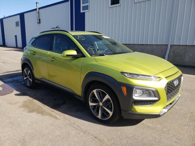 KM8K5CA50LU575195 - 2020 HYUNDAI KONA ULTIM YELLOW photo 1