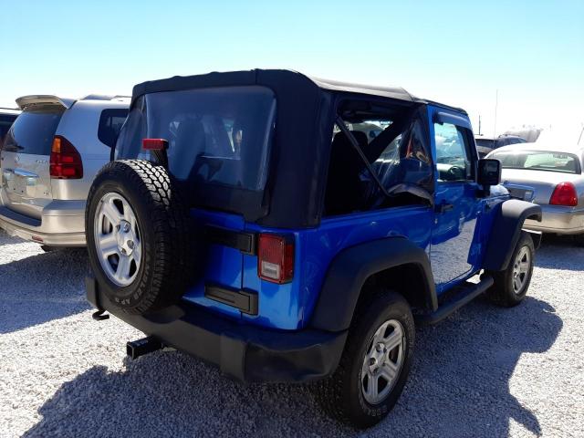 1C4AJWAG6GL308962 - 2016 JEEP WRANGLER S BLUE photo 4