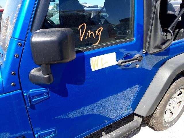 1C4AJWAG6GL308962 - 2016 JEEP WRANGLER S BLUE photo 9