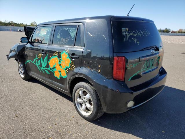 JTLKE50EX81041524 - 2008 TOYOTA SCION XB შავი ფოტო 3