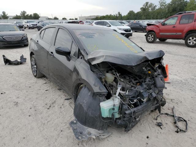 3N1CN8EV6ML915402 - 2021 NISSAN VERSA SV BLACK photo 1