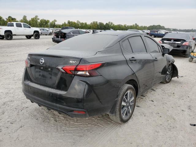 3N1CN8EV6ML915402 - 2021 NISSAN VERSA SV BLACK photo 4