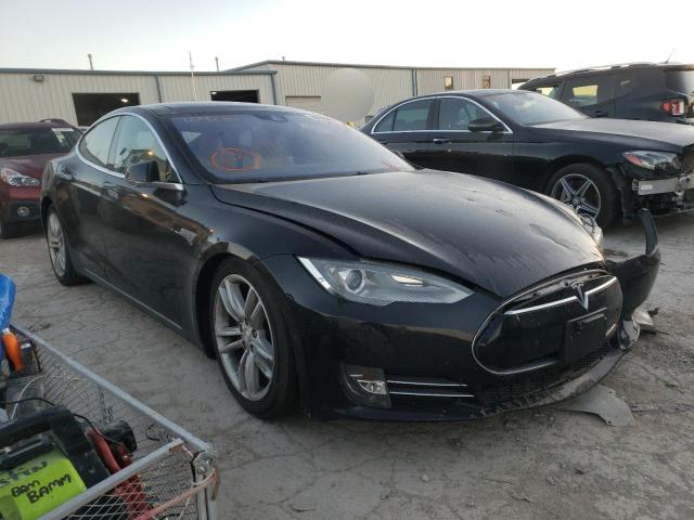 5YJSA1E27FF109281 - 2015 TESLA MODEL S Negro foto 1