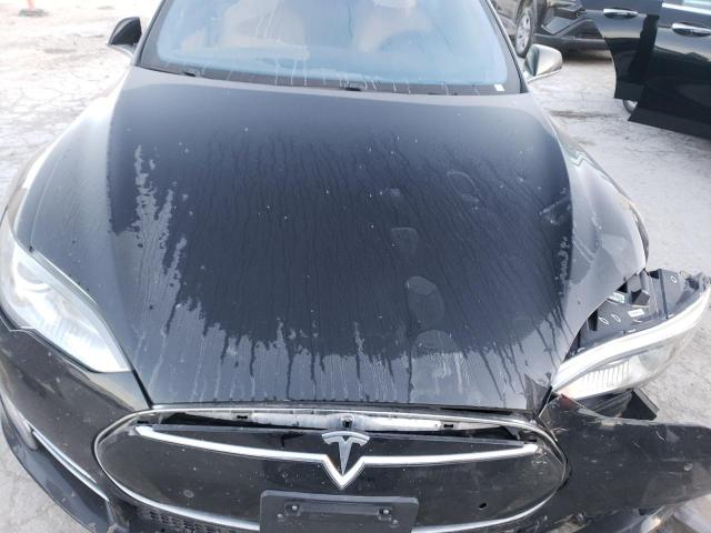 5YJSA1E27FF109281 - 2015 TESLA MODEL S Negro foto 7