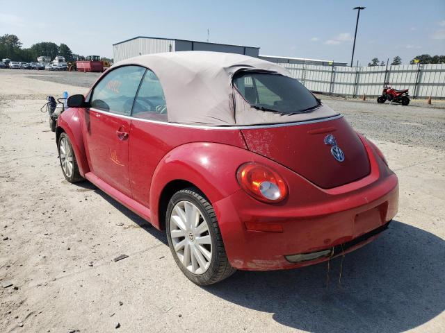 3VWRF31Y49M404163 - 2009 VOLKSWAGEN NEW BEETLE 红色 照片 3