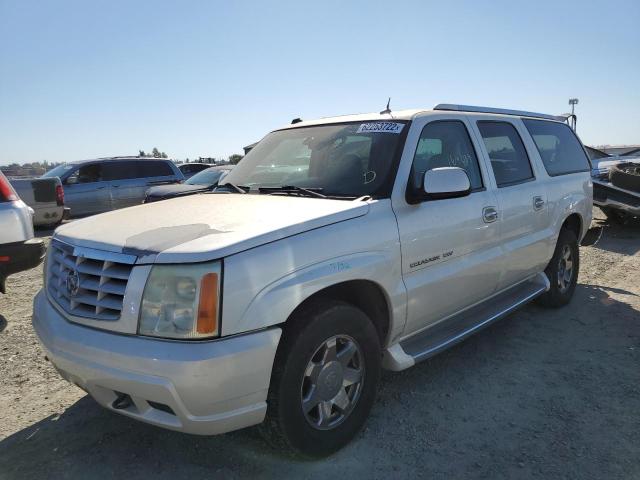 3GYFK66N14G336620 - 2004 CADILLAC ESCALADE E WHITE photo 2