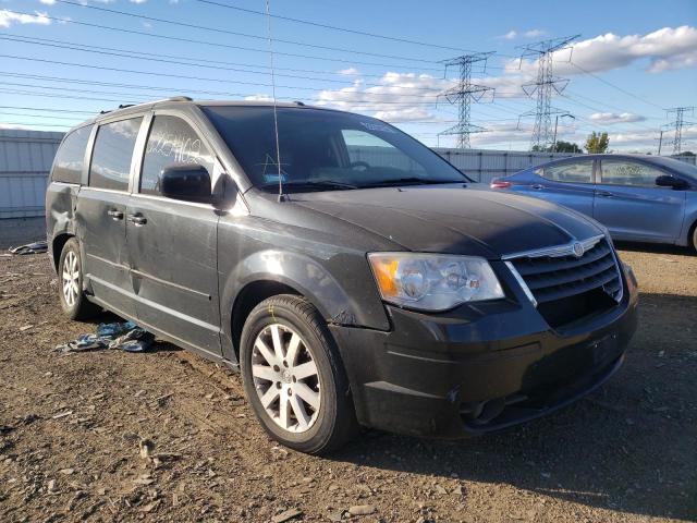 2A8HR54P88R642621 - 2008 CHRYSLER TOWN&COUNT BLACK photo 1