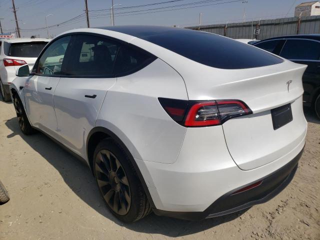 5YJYGDED2MF105907 - 2021 TESLA MODEL Y أبيض صورة 3