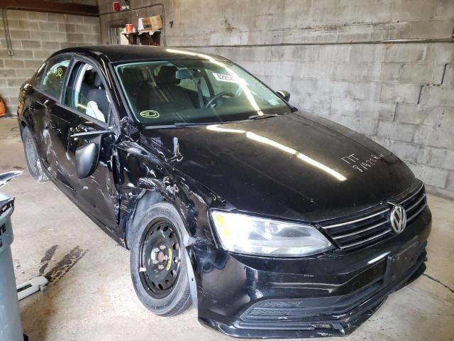 3VW2K7AJ9FM326529 - 2015 VOLKSWAGEN JETTA BASE BLACK photo 1