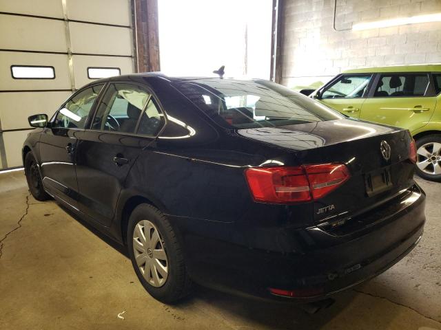 3VW2K7AJ9FM326529 - 2015 VOLKSWAGEN JETTA BASE BLACK photo 3
