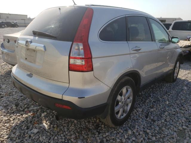 5J6RE48799L008119 - 2009 HONDA CR-V EXL SILVER photo 4