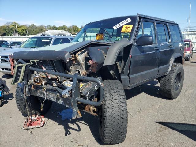 1J4FJ68S4SL539930 - 1995 JEEP CHEROKEE S BLACK photo 2