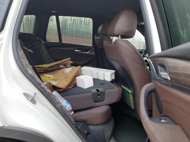 5UXTR9C51JLC76610 - 2018 BMW X3 XDRIVE3 WHITE photo 6