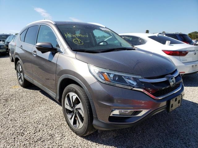 5J6RM4H92GL001983 - 2016 HONDA CR-V TOURI GRAY photo 1