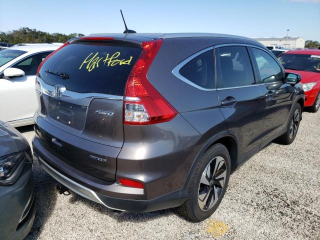 5J6RM4H92GL001983 - 2016 HONDA CR-V TOURI GRAY photo 4