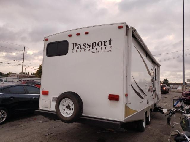 4YDT25124CT410403 - 2012 KEYSTONE PASSPORT WHITE photo 4