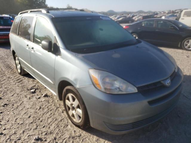 5TDZA23CX4S177289 - 2004 TOYOTA SIENNA BLUE photo 9