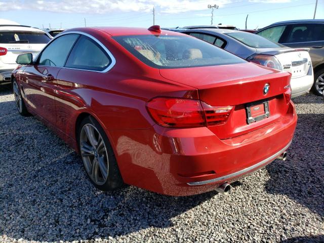 WBA4P1C37HK523084 - 2017 BMW 440I RED photo 3