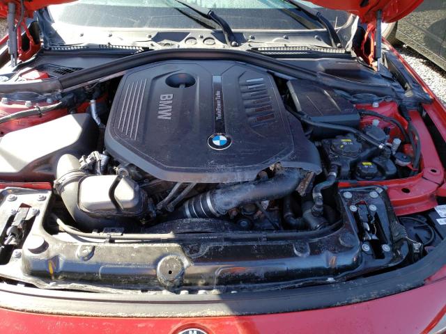 WBA4P1C37HK523084 - 2017 BMW 440I RED photo 7