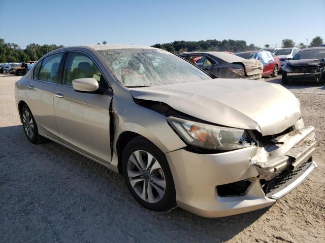 1HGCR2F35EA247792 - 2014 HONDA ACCORD LX GOLD photo 1