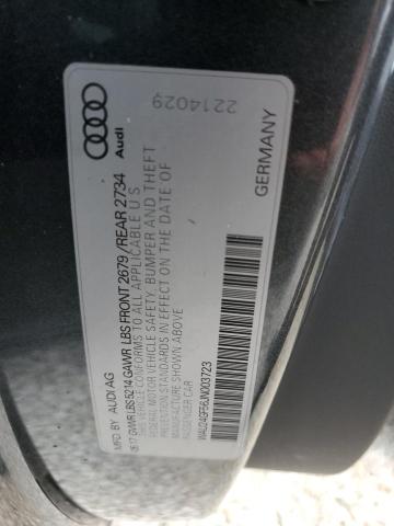 WAU24GF56JN003723 - 2018 AUDI S5 PRESTIG GRAY photo 10