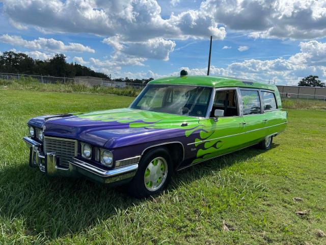 6Z90R20282870 - 1972 CADILLAC HEARSE GREEN photo 2