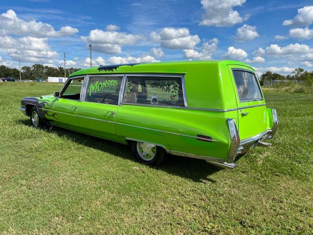 6Z90R20282870 - 1972 CADILLAC HEARSE GREEN photo 3