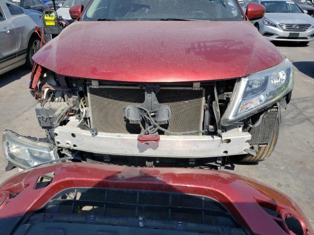 5N1AR2MM3DC678714 - 2013 NISSAN PATHFINDER RED photo 9