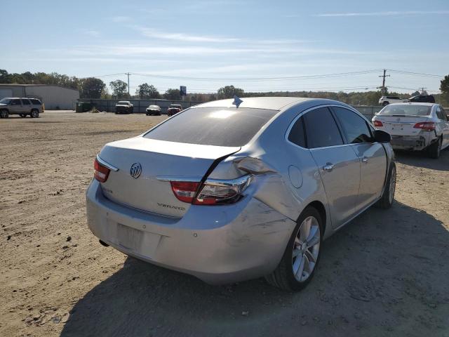 1G4PR5SK2D4255839 - 2013 BUICK VERANO CON SILVER photo 4