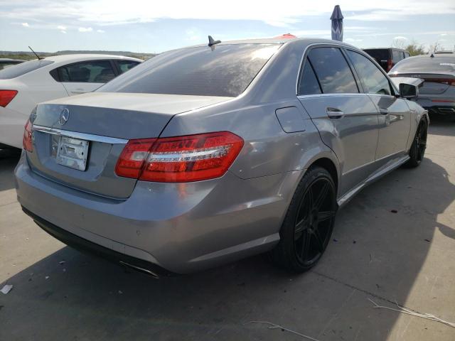 WDDHF7CB9AA121912 - 2010 MERCEDES-BENZ E 550 GRAY photo 4