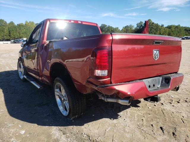 3C6JR6CT8EG240197 - 2014 RAM 1500 SPORT BURGUNDY photo 3