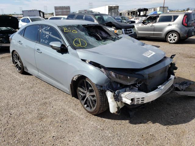 SHHFK7G47MU222322 - 2021 HONDA CIVIC SPOR GRAY photo 1