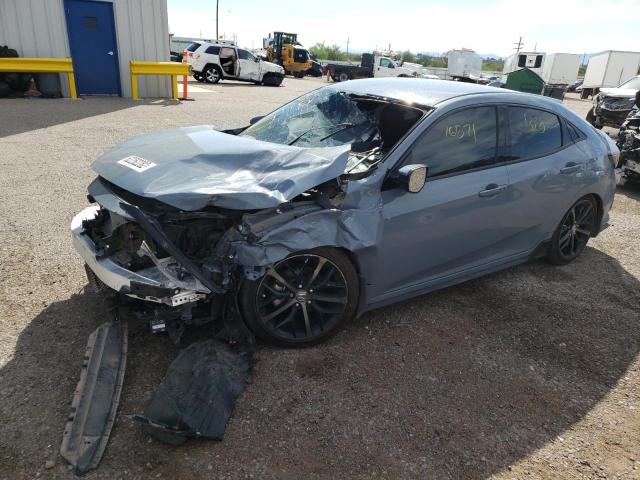 SHHFK7G47MU222322 - 2021 HONDA CIVIC SPOR GRAY photo 2