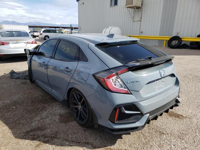 SHHFK7G47MU222322 - 2021 HONDA CIVIC SPOR GRAY photo 3