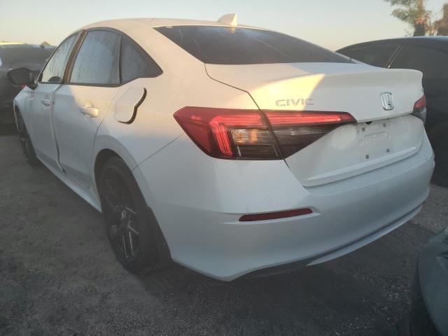 2HGFE2F50NH532086 - 2022 HONDA CIVIC SPOR WHITE photo 3