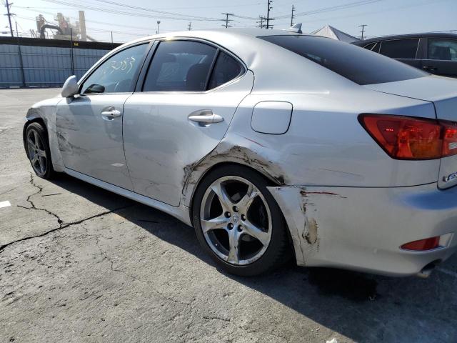 JTHBK262482058814 - 2008 LEXUS IS 250 SILVER photo 9