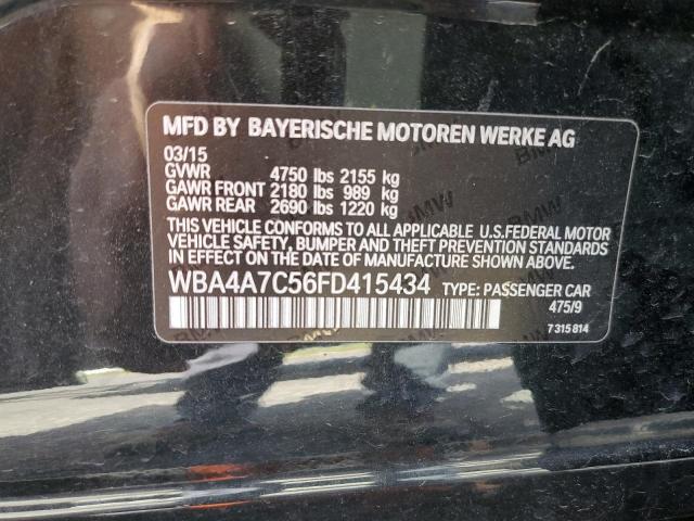 WBA4A7C56FD415434 - 2015 BMW 428 XI GRA BLACK photo 10