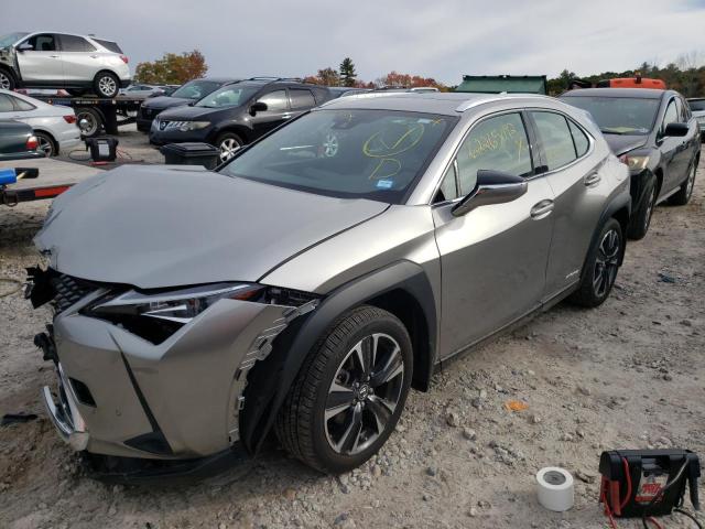 JTHP9JBH9M2040194 - 2021 LEXUS UX 250H SILVER photo 2